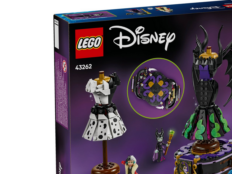 LEGO Disney 43262 Die Kleider von Malefiz und Cruella De Vil