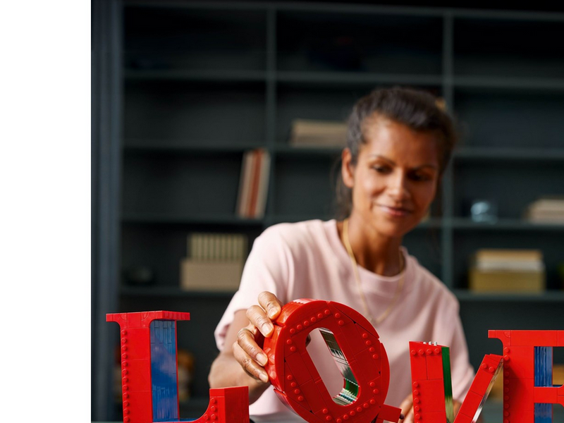 LEGO Art 31214 LOVE