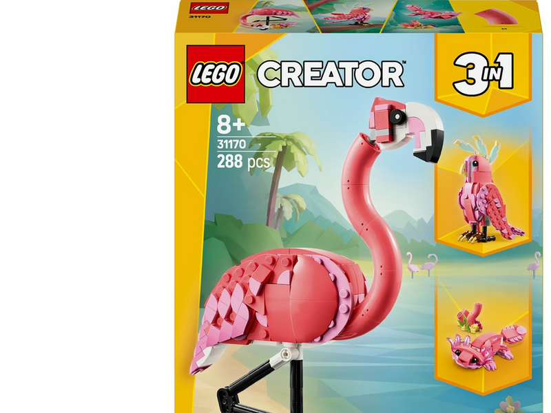 LEGO Creator 31170 Wilde Tiere: Rosa Flamingo