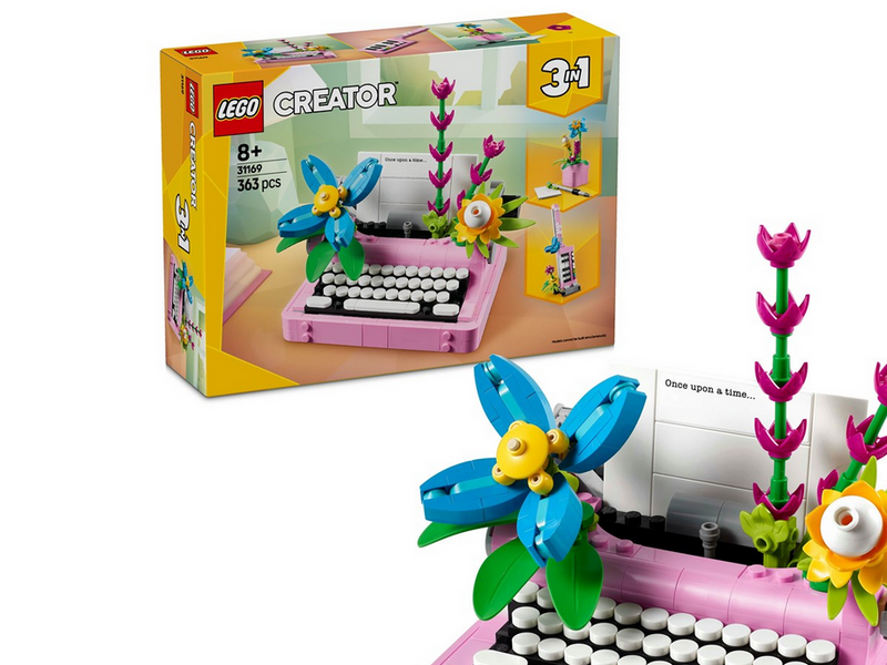 LEGO Creator 31169 Schreibmaschine mit Blumen