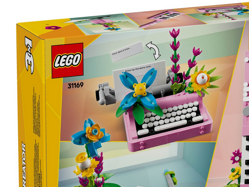 LEGO Creator 31169 Schreibmaschine mit Blumen