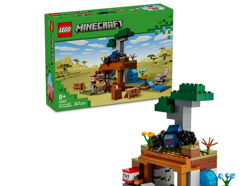 LEGO Minecraft 21269 Die Expedition zur Gürteltiermine