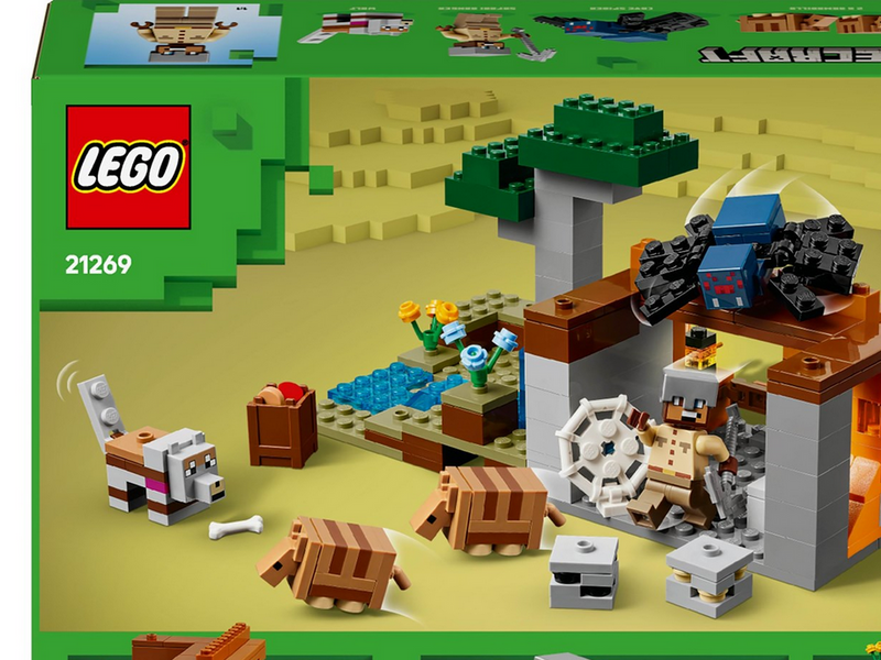 LEGO Minecraft 21269 Die Expedition zur Gürteltiermine