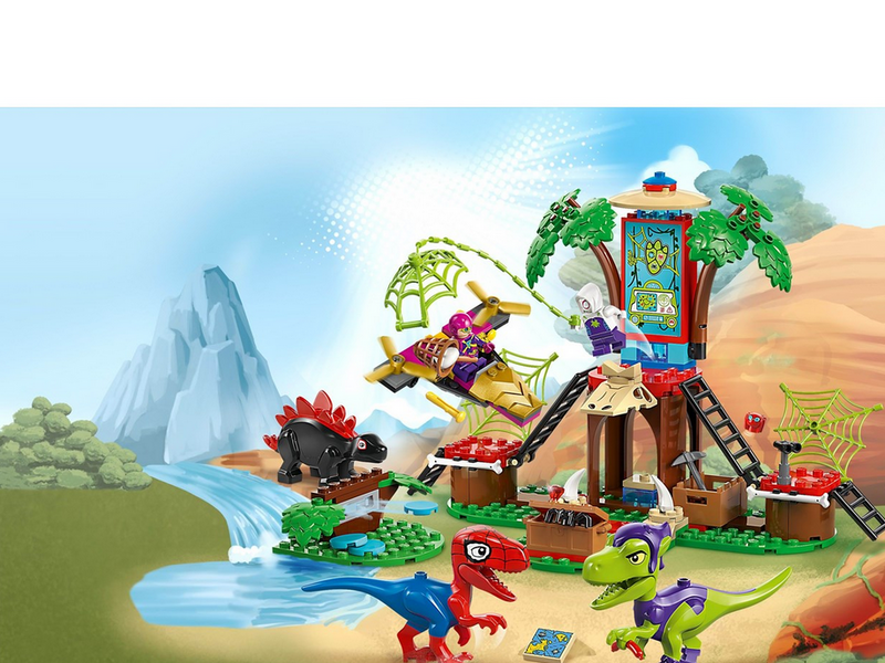 LEGO Super Heroes Marvel 11200 Showdown am Baumhaus: Spidey-Rex vs. Gobby-Raptor