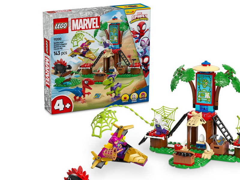 LEGO Super Heroes Marvel 11200 Showdown am Baumhaus: Spidey-Rex vs. Gobby-Raptor