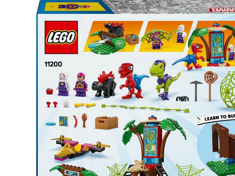 LEGO Super Heroes Marvel 11200 Showdown am Baumhaus: Spidey-Rex vs. Gobby-Raptor