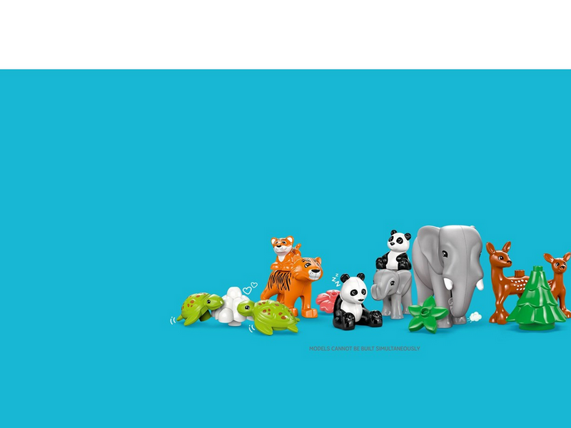 LEGO DUPLO 10446 Wildtier-Familien 3-in-1-Set