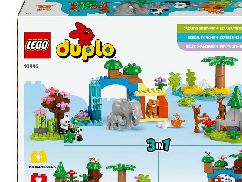 LEGO DUPLO 10446 Wildtier-Familien 3-in-1-Set