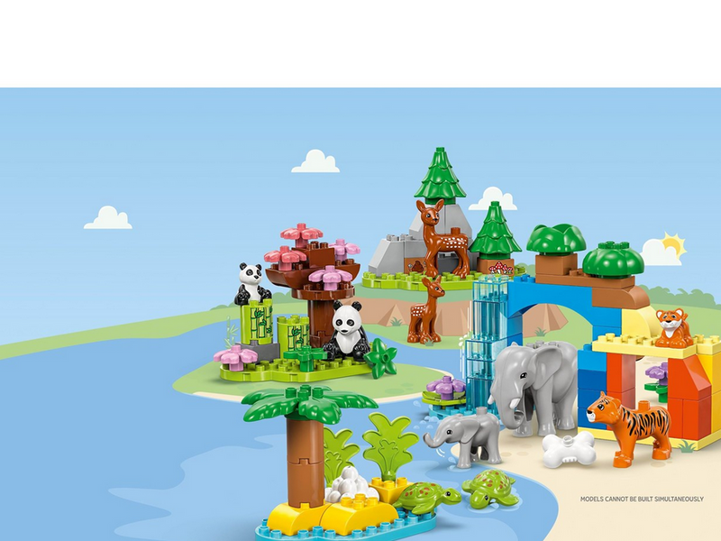 LEGO DUPLO 10446 Wildtier-Familien 3-in-1-Set