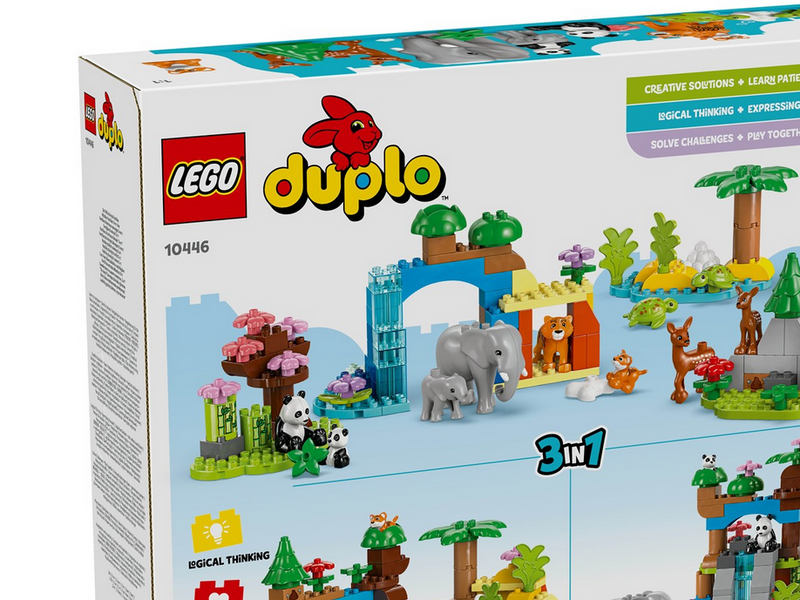 LEGO DUPLO 10446 Wildtier-Familien 3-in-1-Set