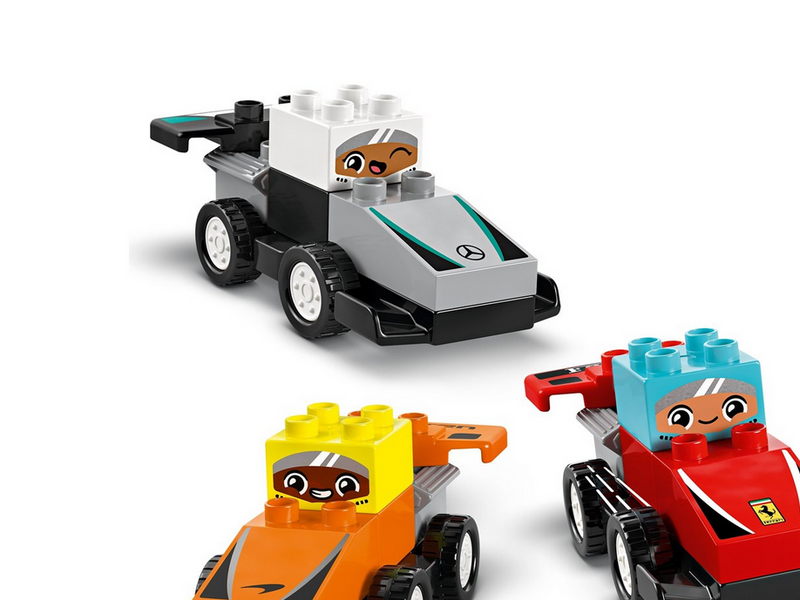 LEGO DUPLO 10445 F1® Team Rennautos mit Rennfahrern