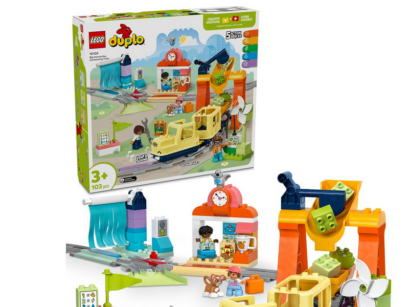 LEGO DUPLO 10428 Große interaktive Eisenbahn