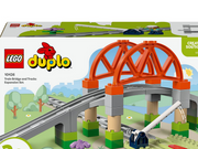 LEGO DUPLO 10426 Eisenbahnbrücke und Schienen – Erweiterungsset