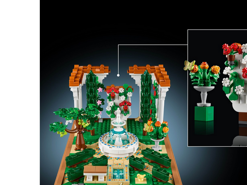 LEGO Icons 10359 Springbrunnengarten