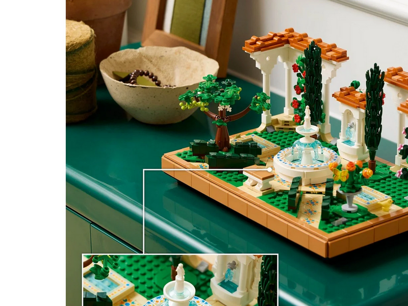 LEGO Icons 10359 Springbrunnengarten