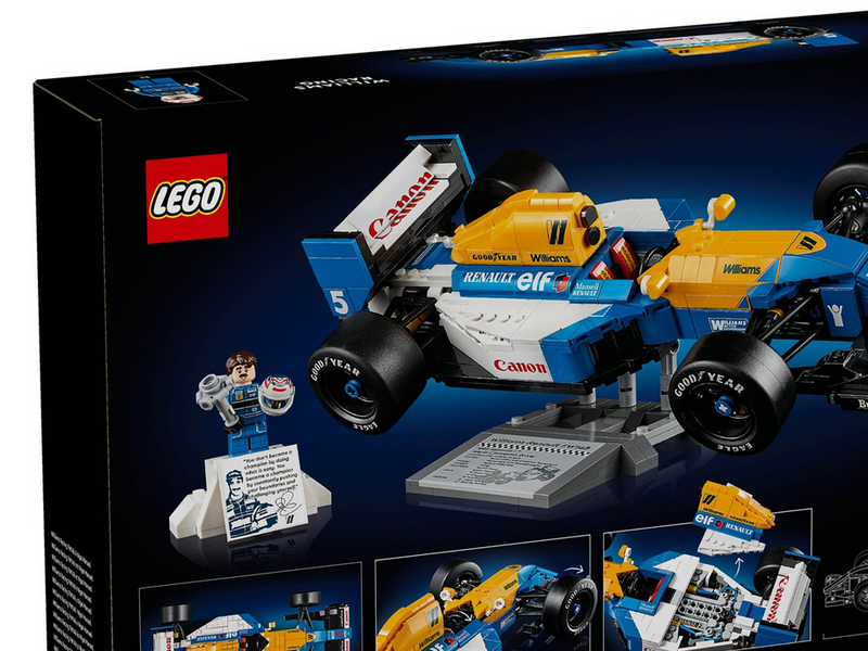 LEGO Icons 10353 Williams Racing FW14B mit Nigel Mansell