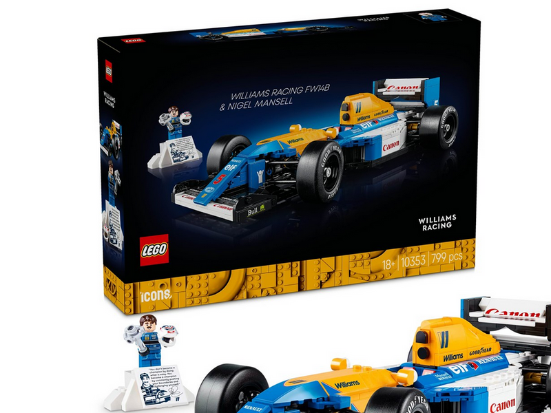 LEGO Icons 10353 Williams Racing FW14B mit Nigel Mansell