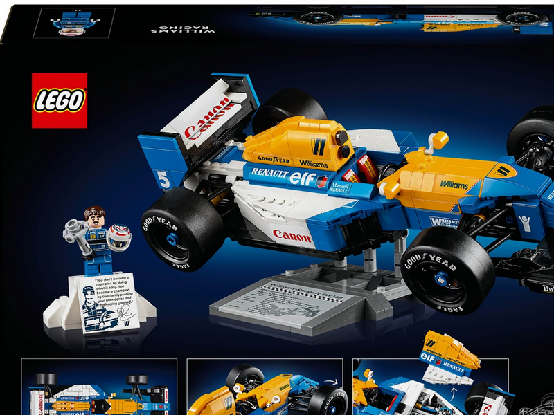 LEGO Icons 10353 Williams Racing FW14B mit Nigel Mansell