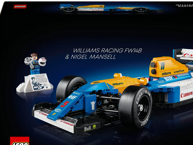 LEGO Icons 10353 Williams Racing FW14B mit Nigel Mansell