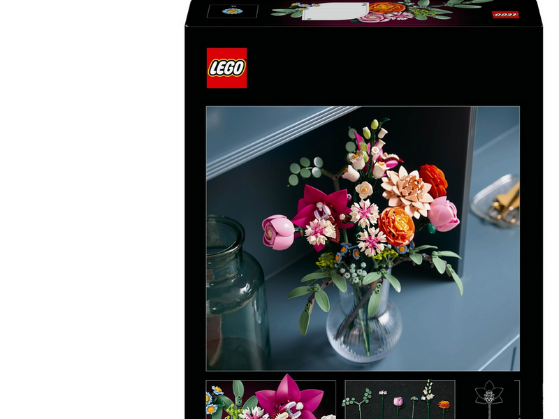 LEGO Botanicals 10342 Schöner Rosafarbener Blumenstrauß