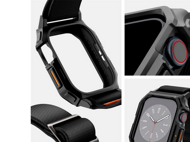 Spigen Lite Fit Pro - matte black - Apple Watch 11/10 46mm