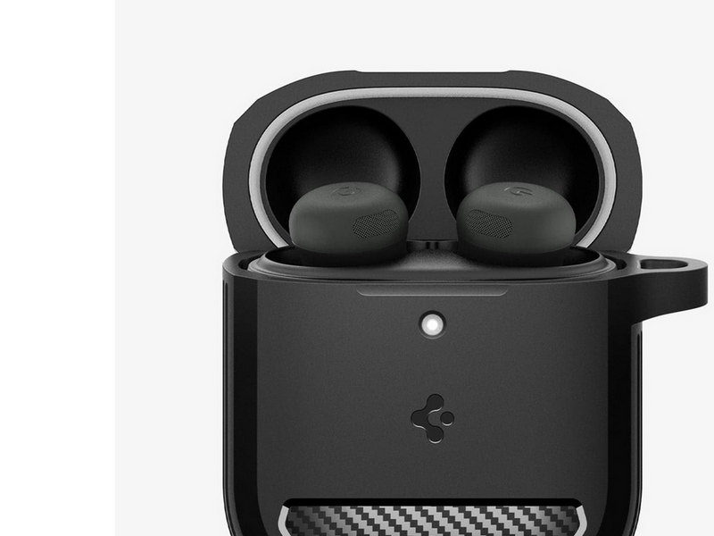 Spigen Rugged Armor - matte black - Google Pixel Buds Pro 2/Pro