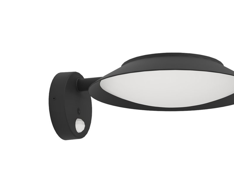 EGLO CERRISI outdoor wall lamp solar cell black