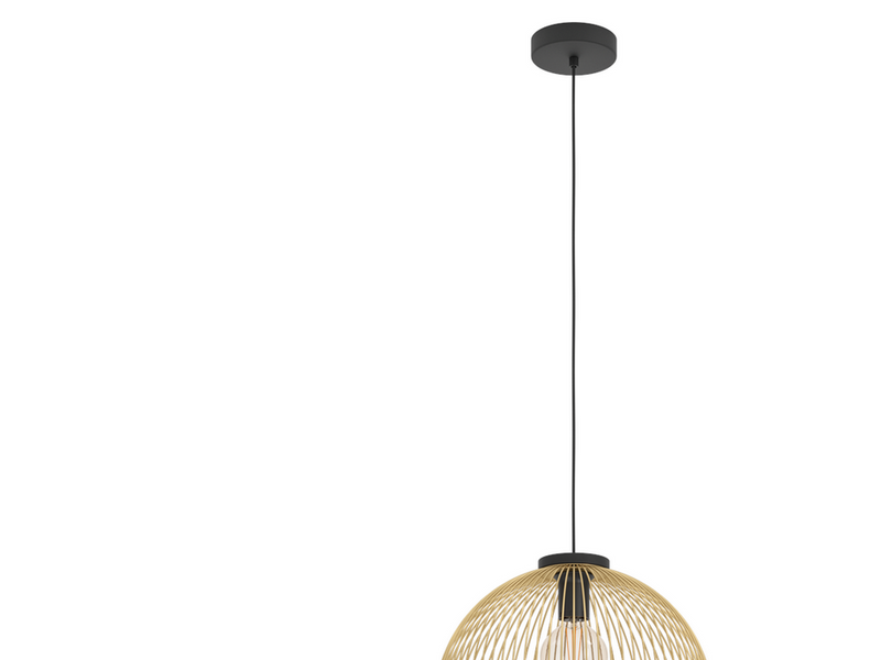 EGLO VENEZUELA pendant Ø400 black/gold