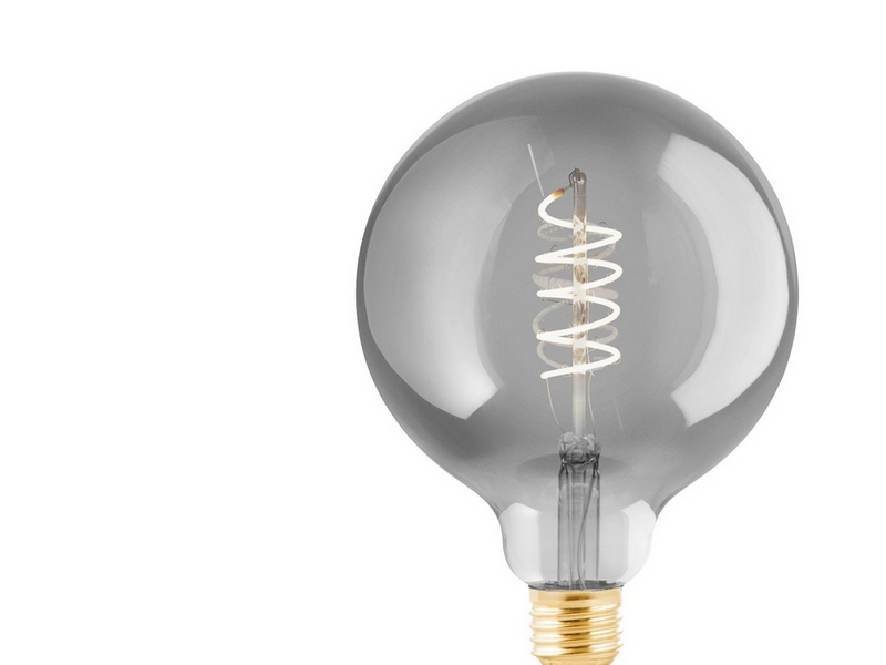 EGLO CONNECT-Z LED G125 Spiral 4W 2000K E27 smoky