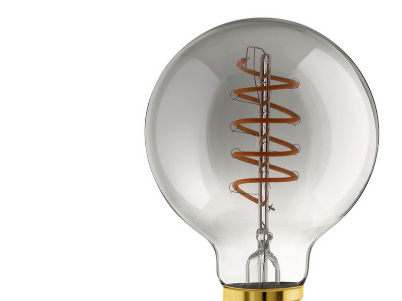 EGLO CONNECT-Z LED G80 Spiral 4W 2000K E27 smoky
