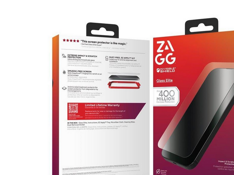 ZAGG InvisibleShield Glass Elite for Apple iPhone 16 Pro Max