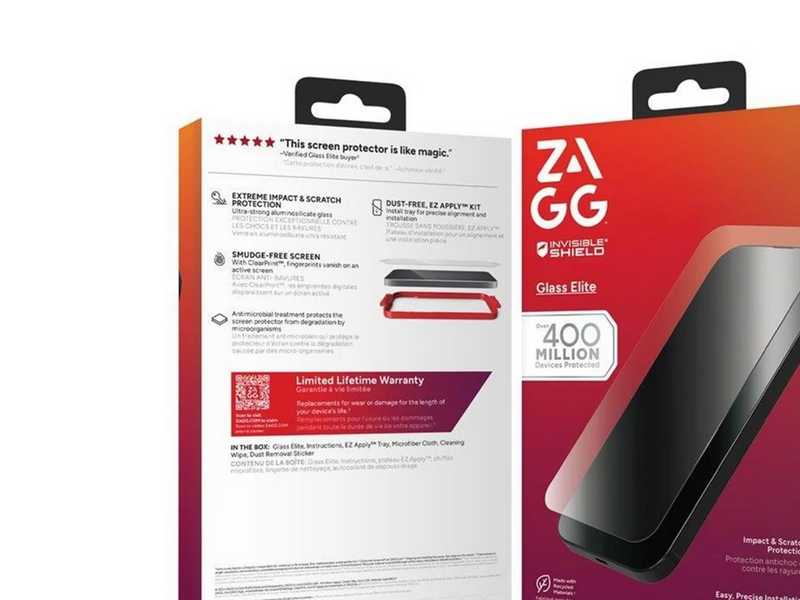 ZAGG InvisibleShield Glass Elite for Apple iPhone 16 Pro