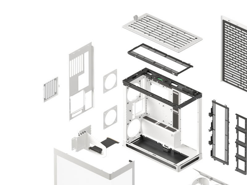 Havn HS 420 VGPU White - Gehäuse - Miditower - Weiß