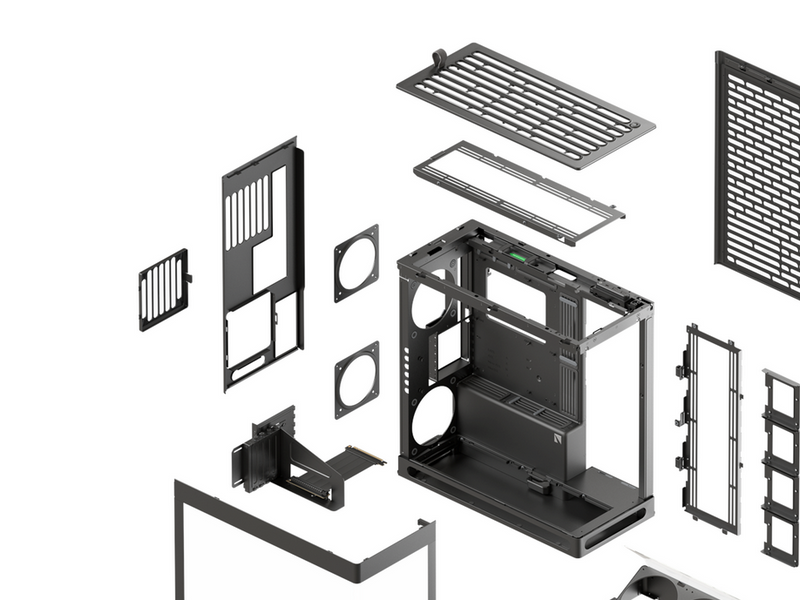 Havn HS 420 VGPU Black - Gehäuse - Miditower - Schwarz
