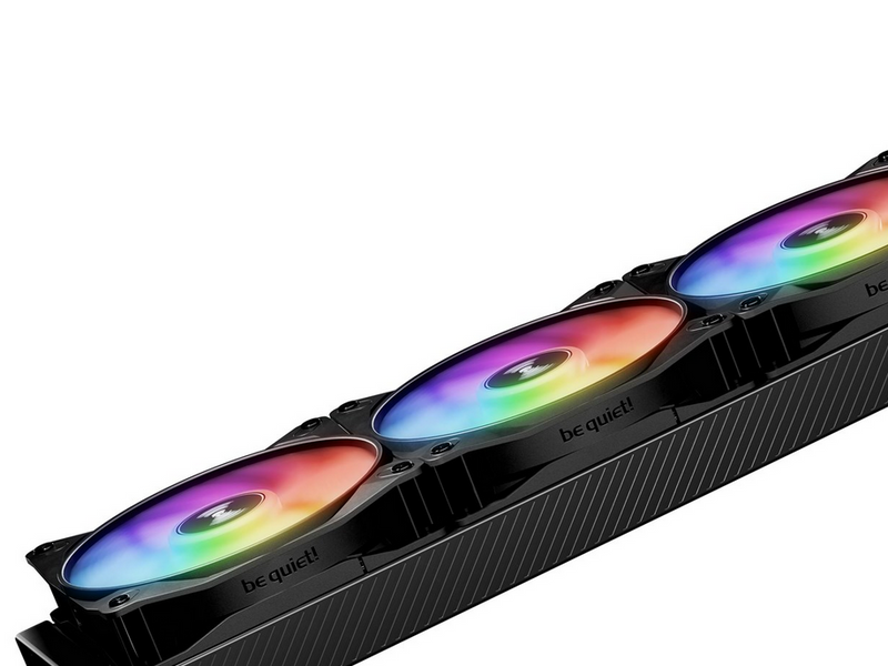 be quiet! LIGHT WINGS LX high-speed (3-pack) - Gehäuselüfter - 120mm - Schwarz mit RGB LED - 31 dBA