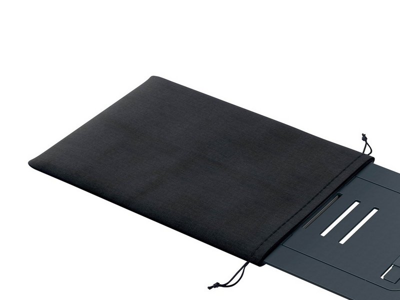Leitz Ergo Ultraflacher höhenverstellbarer Aluminium-Laptopständer
