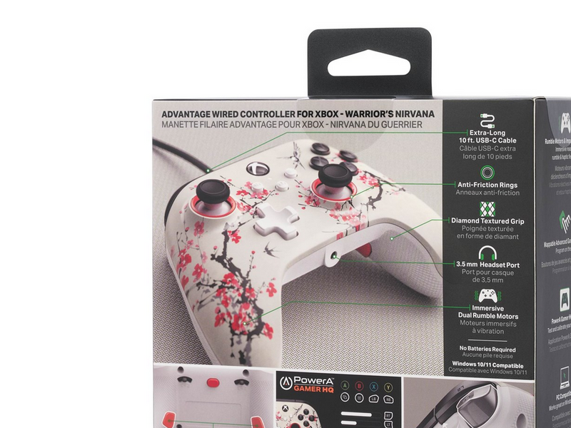 PowerA Kabelgebundener Controller Advantage für Xbox Series X|S - Krieger-Nirwana