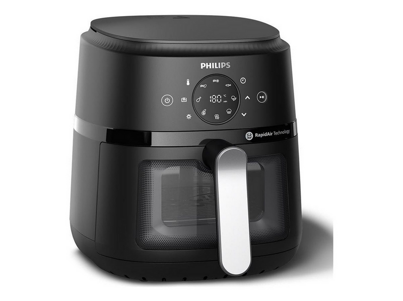 Philips 2000 Series NA221 - hot air fryer - black / silver