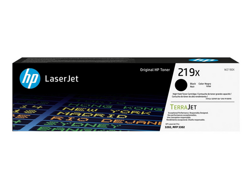 HP 219X / W2190X High Capacity Black Toner