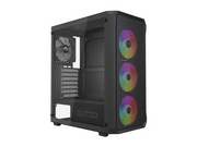 DUTZO C321 Mesh TG ARGB - Gehäuse - Miditower - Schwarz