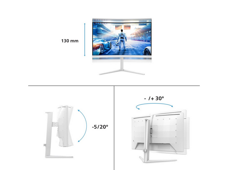 27" Philips Evnia 5000 27M2C5501 - 2560x1440 (QHD) - 180Hz - VA
