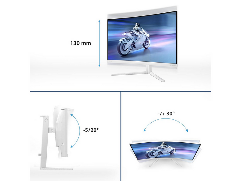 27" Philips Evnia 5000 27M2C5501 - 2560x1440 (QHD) - 180Hz - VA