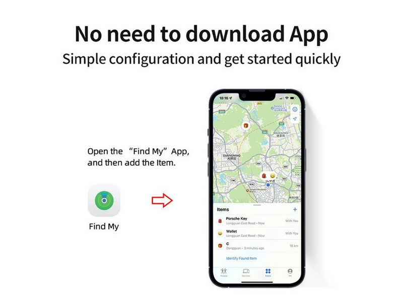 Lippa Smart-Finder for keys/things/pets - Apple Find My - 2 pcs