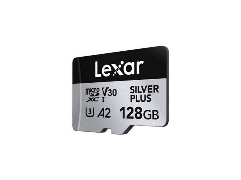 Lexar Professional Silver Plus MicroSD/SD - 205MB/s - 128GB