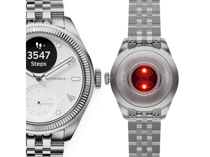 Withings ScanWatch Nova Brilliant Edition 39mm - Titanium Silver