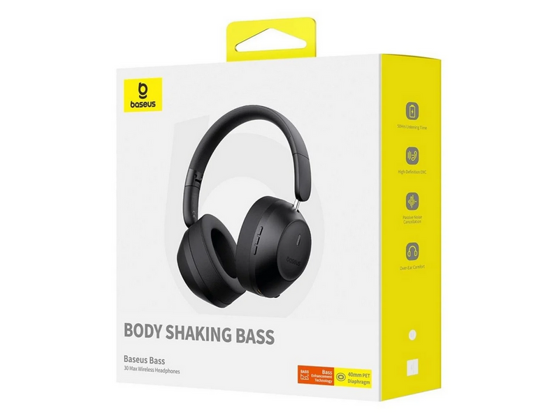 Baseus Bass 30 Max Wireless Headphones (black)