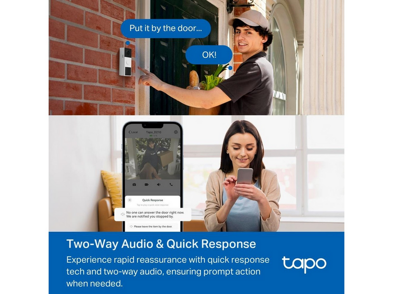 TP-Link Tapo D210 Video Door Bell Camera