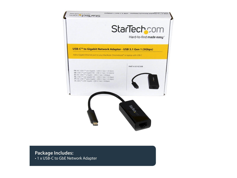 StarTech.com USB Type-C to Gigabit network adapter