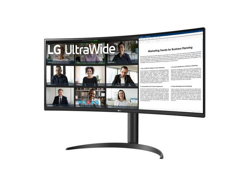 34" LG UltraWide 34WR55QK-B - 3440x1440 (UWQHD) - 100Hz - VA - 65W USB-C