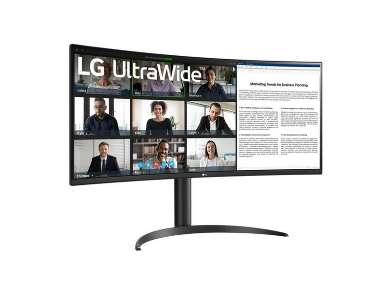 34" LG UltraWide 34WR55QK-B - 3440x1440 (UWQHD) - 100Hz - VA - 65W USB-C